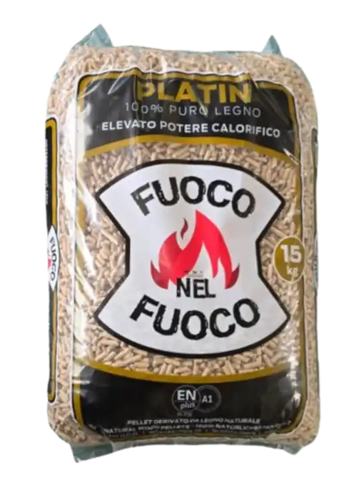pellet forniture ingrosso 8 PELLET FUOCO NEL FUOCO PLATIN